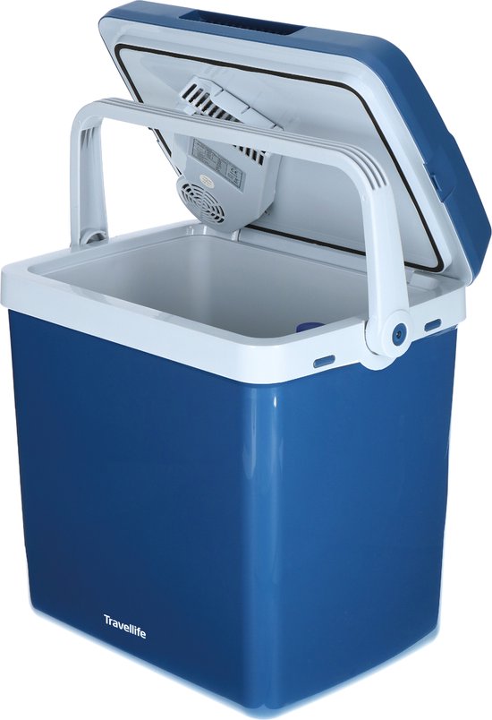 Travellife TL32 Thermo-Elektrische Koelbox - 25L - AC/DC - 12V/230V - Geschikt voor 1,5 L flessen van Merkloos