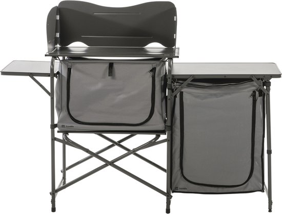 Travellife Toledo Campingkeuken - Compact opvouwbaar - Water- en uv-bestendig - Inclusief draagtas van T
