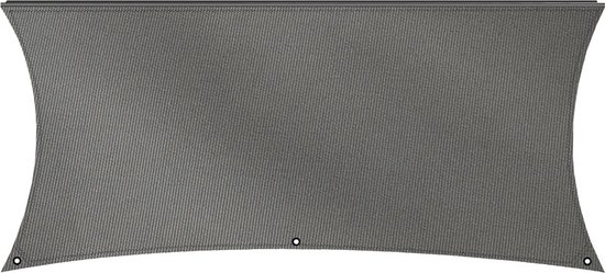 Travellife Zonnescherm Luifel met LED - Antraciet - 250 x 400 cm - Stevig polyester - Incl. tenstokken, scheerlijnen, spanners en opbergtas van Travellife