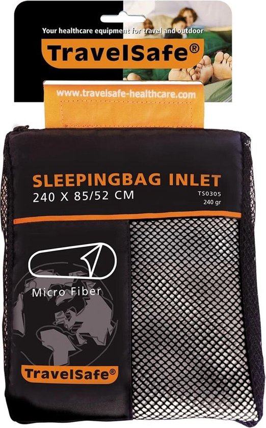Travelsafe Microfiber Inlet Mummy - 1pers. - Off White van Travelsafe