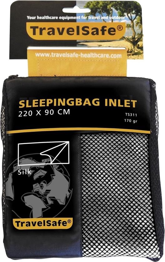 Travelsafe Silk Inlet - Deken - 1pers. - White Natural van Travelsafe