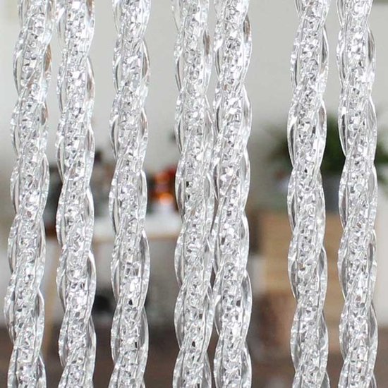 Trente - Deurgordijn - Vliegengordijn plastic - Transparant - 100 x 220 cm van Merkloos