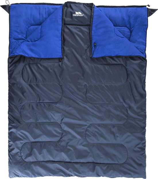 Trespass Catnap 3 Season Double Sleeping Bag (Navy) van Merkloos