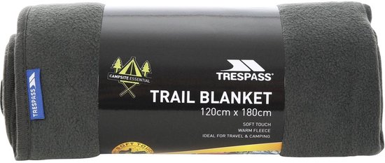 Trespass Snuggles - 120 x 180 cm deken houtskool