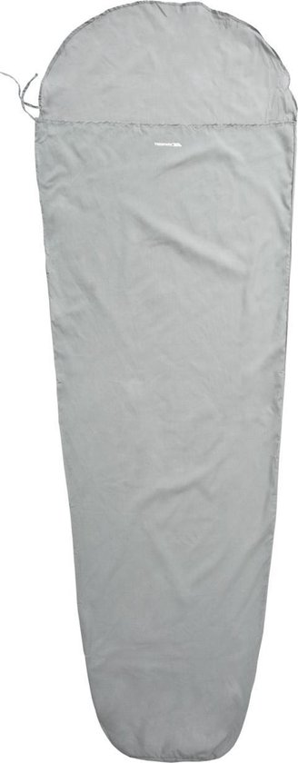 Trespass Tasche Slumber - Adults Sleeping Bag Liner Grey