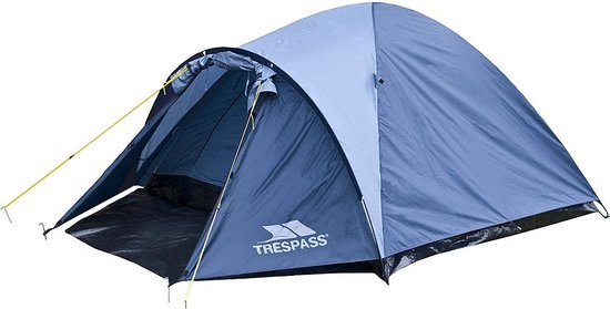Trespass Tent Ghabhar 4-persoons 285 X 240 Cm Polyester Blauw van Trespass
