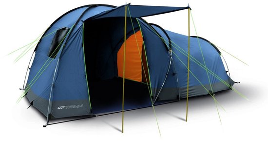 Trimm Arizona II - Kampeertent - Blauw - 4‑5 personen - Waterdicht en Ventilerend van Merkloos
