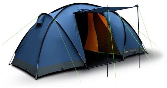 Trimm Comfort II - Kampeertent - Sand/Creme - 4-6 personen - Twee Slaapcabines - Waterdicht en Ventilerend van Merkloos