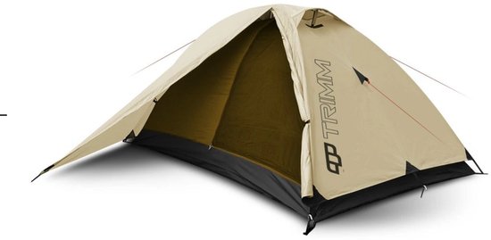 Trimm Compact - Kampeertent - Sand/Creme - Lichtgewicht - 2 personen - Waterdicht en Ventilerend van Merkloos