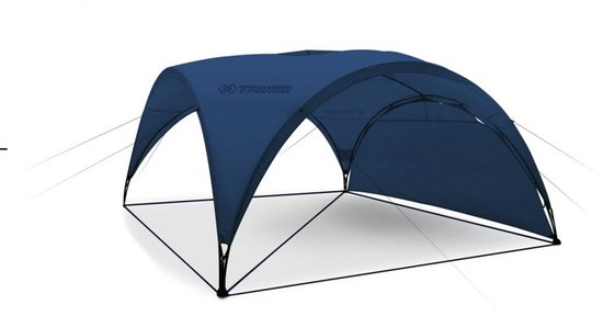 Trimm party tent M - Shelter - Paviljoen - 300×300 cm - Weerbestendig - Met Zijwand - Snel Opzetbaar