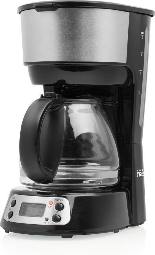 Tristar Koffiezetapparaat CM-1284 - Filter-koffiezetapparaat - Geschikt voor camping gebruik - Glazen kan 0.75 liter - 6 kopjes - 600 Watt van Tristar
