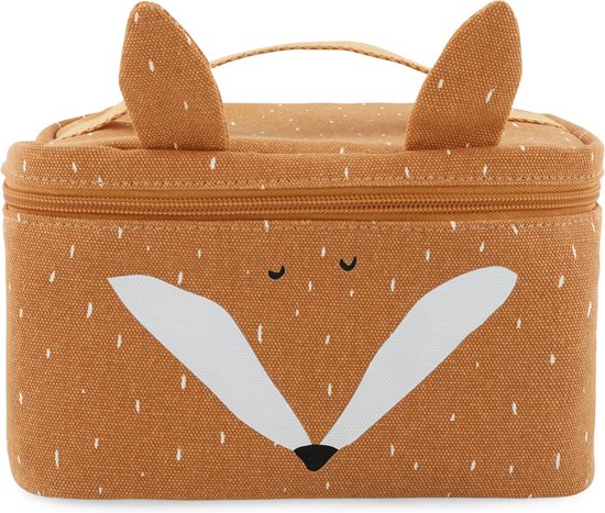 Trixie Lunchtas - Mr Fox - Koeltas voor kinderen - Met naamlabel - Thermische Tas voor Lunch - Oranje - Vos van Trixie
