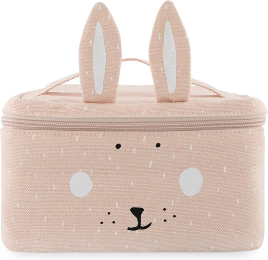 Trixie Lunchtas - Mrs. Rabbit - Koeltas voor kinderen - Met naamlabel - Thermische Tas voor Lunch - Roze - Konijn van Trixie