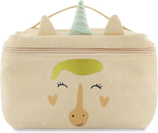 Trixie Lunchtas - Mrs. Unicorn - Koeltas voor kinderen - Met naamlabel - Thermische Tas voor Lunch - Thermal Lunch Bag - Roze van Trixie