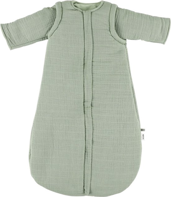 Trixie Slaapzak - Bliss Olive - Winterslaapzak Baby - 70cm - Trappelzak - Geschikt voor in de autostoel van Trixie