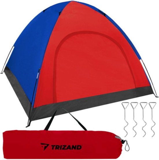 Trizand Comfortabele 4-Persoons Tent voor Kamperen en Gezinsuitjes van Trizand