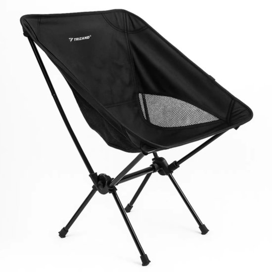 Trizand opvouwbare campingstoel – licht, sterk, compact – 120 kg draagvermogen