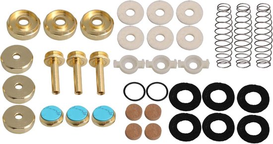 Trompet Reparatie Kit - Ventiel Onderhoud Set - Muziek Instrument Onderhoud - Verbeterde Speel Vloeiendheid van Merkloos
