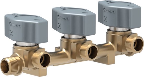 Truma Verdeelkraan Knelkoppeling 10 mm VK3 Messing van T