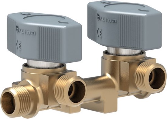 Truma verdeelkraan knelkoppeling 8 mm VK2 messing van T