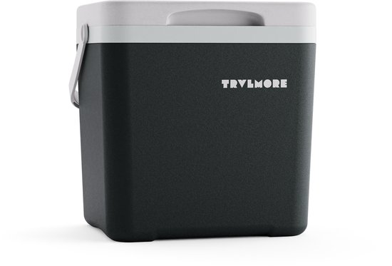 TRVLMORE Koelbox 14L - 47 Uur Koeling - Frigobox - Inclusief 2 Koelelementen - Koelbox Klein - Antraciet van Merkloos