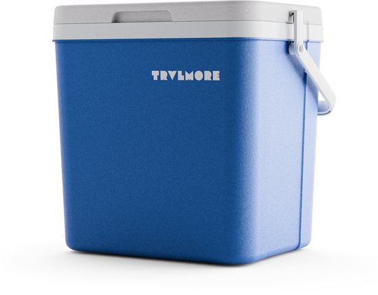 TRVLMORE Koelbox 26L - 65 Uur Koeling - Frigobox - Inclusief 2 Koelelementen - Blauw van Merkloos