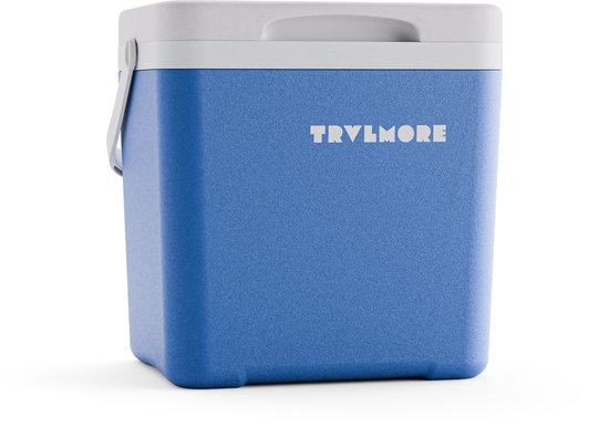 TRVLMORE Koelbox 7L - 38 Uur Koeling - Frigobox - Inclusief 2 Koelelementen - Blauw van Merkloos