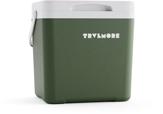 TRVLMORE Koelbox 7L - 38 Uur Koeling - Frigobox - Inclusief 2 Koelelementen - Koelbox Klein - Groen van Merkloos