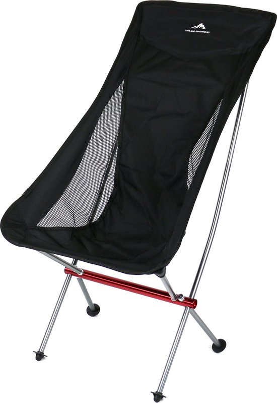 TS - Tall - Kampeerstoel - Ultra lichtgewicht - Compact - Campingstoel - Supersterk - Opvouwbaar - Inklapbaar - Visstoel – Vouwstoel – Strandstoel van T
