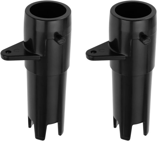 Tub Inflatie Deflatie Adapter - Ventiel Vervanging Klep - Opblaasbare Producten - Snelle Installatie - 2 Stuks - Zwart van Merkloos