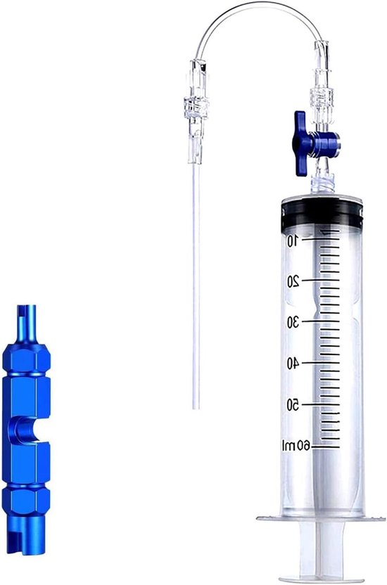 Tubeless Banden Injector - Kit Spuit Afdichtmiddel Injector - Fietsbanden Vullen - Universeel Compatibel - 60ml - Niet gespecificeerd