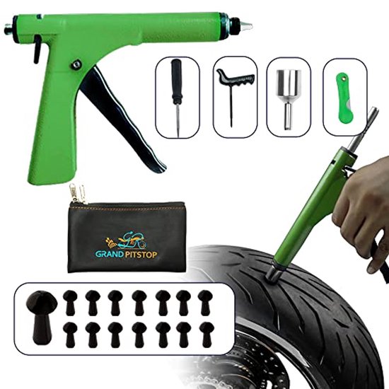 Tubeless Banden Reparatieset met Paddestoelpluggen - 21 Stuks voor Auto's, Motoren en ATV's