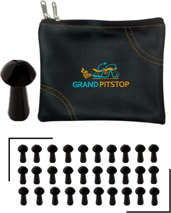 Tubeless Banden Reparatieset Paddenstoel Plugs voor Motor, Auto en Fiets van Merkloos