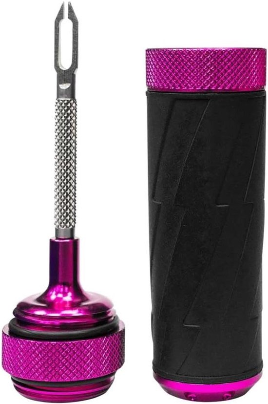 Tubeless Bandenplakker - Bandenreparatie Kit - Fietsbanden Repareren - Snelle Punctie Vulling - 13 x 9.8 x 3.2 cm - Zwart