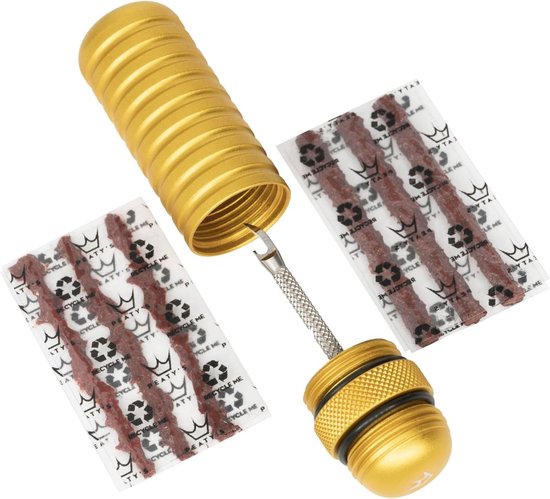 Tubeless Bandenplugger - Fietsband Reparatiekit - Banden Snel Repareren - Uniek Enkelzijdig Vorkontwerp - 6 x 35 x 16 cm van Merkloos