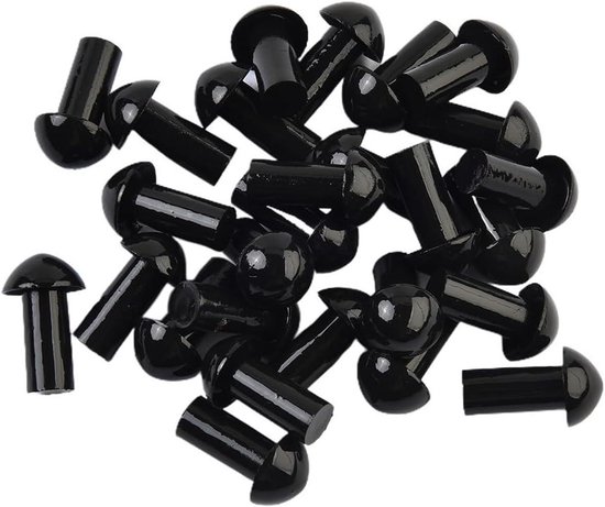 Tubeless Bandenreparatie - Paddenstoel Bandenplug - Band Lek Repareren - Zonder Lijm - 20 stuks - Zwart