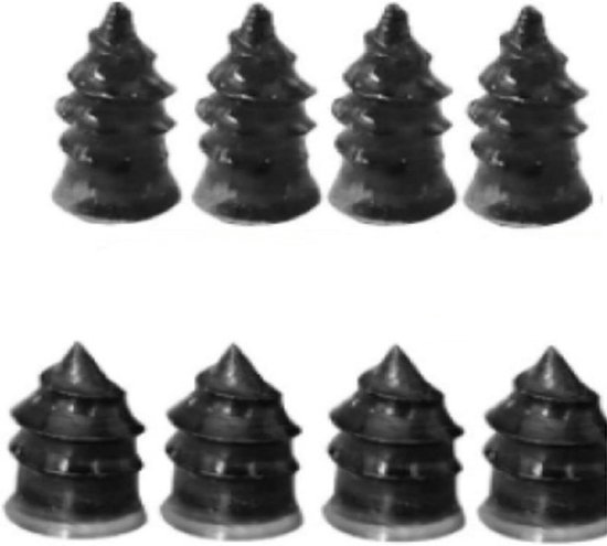 Tubeless Bandenreparatieset - Rubberen Nagels - Band Repareren - Hoge Temperatuurbestendig - 8 stuks - Zwart