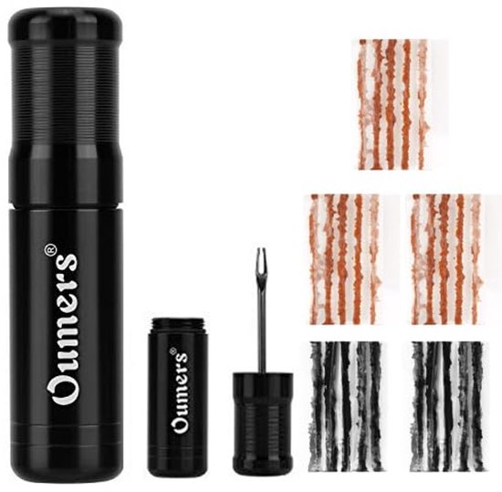 Tubeless Fietsband Reparatiekit met 5 Spek Strips en Invoertool van Unior