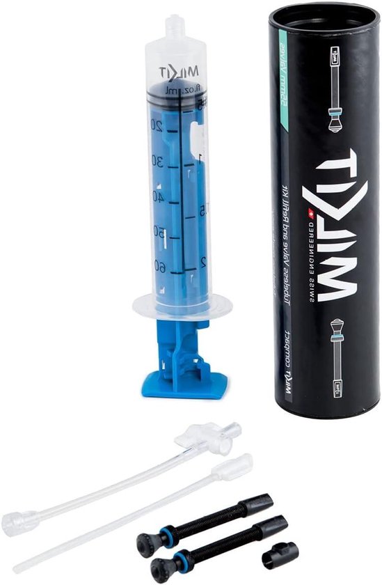 Tubeless Kit - Banden Monteerset - Fietsbanden Vullen - Schoon Melk Injecteren - 55mm - Zwart