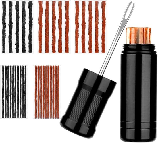 Tubeless Reparatieset - Fietsband Gereedschap - Band Snel Repareren - Lichtgewicht Compact Ontwerp - 35 Plakstrips - Niet gespecificeerd