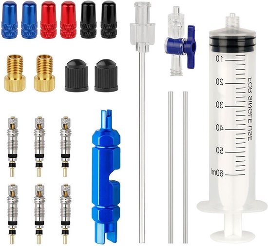 Tubeless Sealant Injectoren - Band Reparatie Kits - Fietsbanden Vullen - Niet-verstoppend Ontwerp - 60 ml Capaciteit - Type J