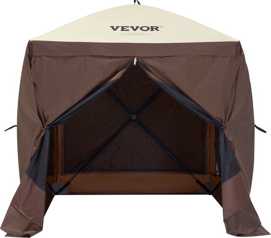 Tuintent - Paviljoen Partytent - Pop-up Tent - Opvouwbare - Hoofdmateriaal 300D Oxford-Stof + Glasvezel - 4 Personen - met Draagtas - 1,83x1,83x2,1m