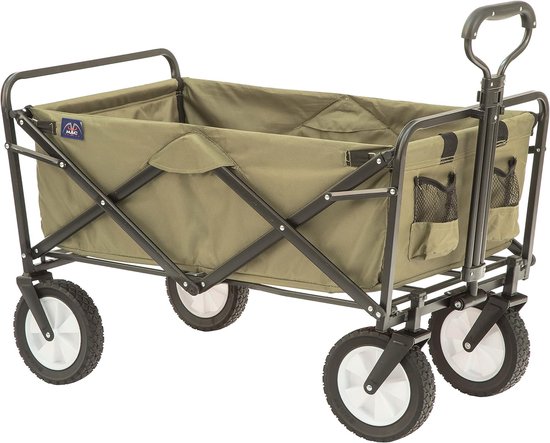 Tuinwagen met Grote Wielen voor Strand en Kamperen van MacGyver