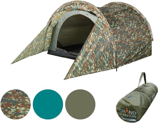Tunel Tent 2 Persoons Tent Familie Kamperen Lichtgewicht Ingangskamer van T