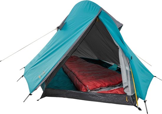 Tunneltent voor 1-2 personen, ultralicht, waterdicht, klein pakformaat, snel op te zetten, tent voor trekking, kamperen, buiten van T