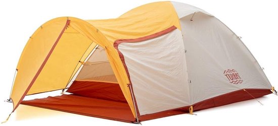 Turbat Borzhava XL 3 Alu - lichtgewicht tent - 3 persoons - Geel van Turbat