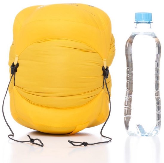 Turbat mummyslaapzak Down NOX 250 Cheddar 185 -8°C - Grijs van Merkloos