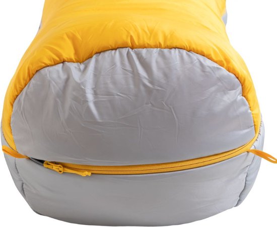 Turbat mummyslaapzak Tourer Summer Gold Fusion - Dawn Blue -6°C - Geel van Turbat