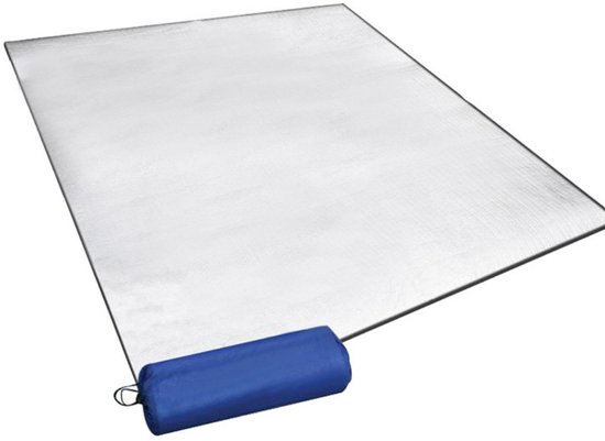 TuseRxln Aluminiumfoliemat – Afdekmat – Dubbelzijdig waterdicht – 1 stuk – Voor kelder, garage, woonkamer – Grijs