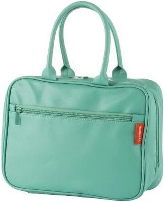 Typhoon pure lunchtas uit vegan leer blauw van T